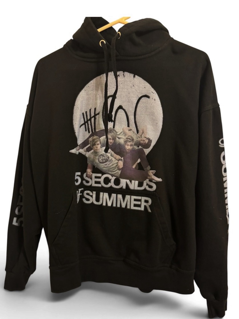 5 Seconds Of Summer Black Band Hoodie Sweatshirt